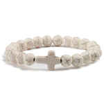 Catholic cross bracelet White nz