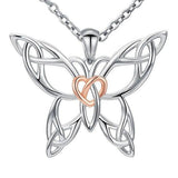 Celtic butterfly necklace 40 + 5 cm nz