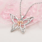 Celtic butterfly necklace nz