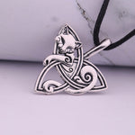 Celtic fox necklace silver nz