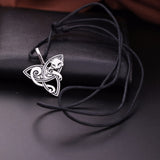 Celtic fox necklace silver nz