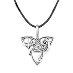 Celtic fox necklace silver nz