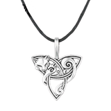 Celtic fox necklace silver nz