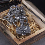 Celtic Hammer Pendant 60 cm nz