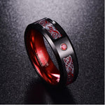 Celtic Red Dragon Ring nz