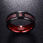 Celtic Red Dragon Ring nz