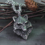 Celtic Wolf Necklace 50cm nz