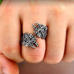 Celtic Wolf Ring nz