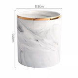 Ceramic makeup brush holder Grey nz