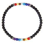 Chakra Lava Stone Bracelet nz