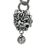 Chinese lion silver pendant 50cm nz