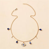 Choker necklace with evil eye nz