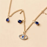 Choker necklace with evil eye nz