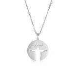 Christ The Redeemer Necklace Silver nz