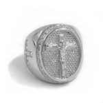 Christian Jesus ring 54 mm / Silver nz