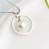 Circle pearl necklace nz