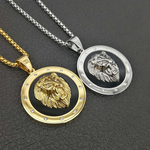 Circular Lion Pendant nz