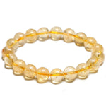 Citrine bracelet with large pearls Yellow / 16 cm nz