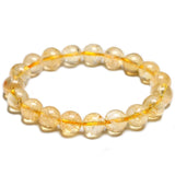 Citrine bracelet with large pearls Yellow / 16 cm nz