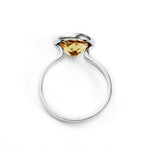 Citrine dazzling ring nz
