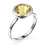 Citrine dazzling ring nz