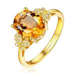 Citrine gold ring nz