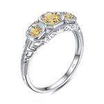 Citrine Pearl Ring nz
