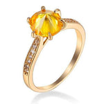 Citrine ring rose gold nz