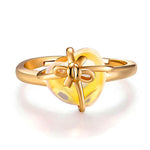 Citrine ring unique style nz