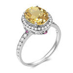 Citrine stone Ring nz