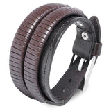 Classic Brown leather bracelet nz