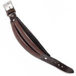 Classic Brown leather bracelet nz