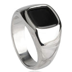 Classic Style Signet ring 7 (54.4 mm) / Silver nz
