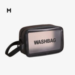 Clear toiletry bag Black M nz