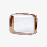 Clear toiletry bag for plane Brown nz