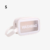 Clear toiletry bag S White nz