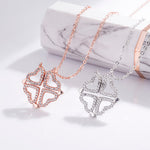 Clover Heart Necklace nz