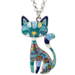Colourful cat collar Blue nz