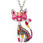 Colourful cat collar Pink nz