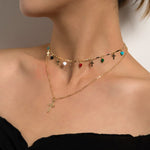 Colourful cross necklace nz