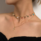 Colourful cross necklace nz