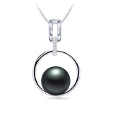 Colourful pearl necklace Black nz