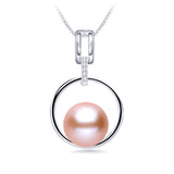Colourful pearl necklace Pink nz