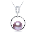 Colourful pearl necklace Purple nz