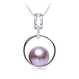 Colourful pearl necklace Purple nz