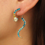 Colourful Snake Earrings nz