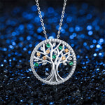 Colourful tree of life necklace nz