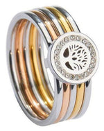 Colourful tree of life ring nz