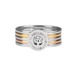 Colourful tree of life ring nz