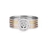 Colourful tree of life ring nz